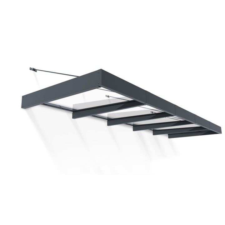 Auvent de porte Sophia XL Canopia - Vitrage transparent