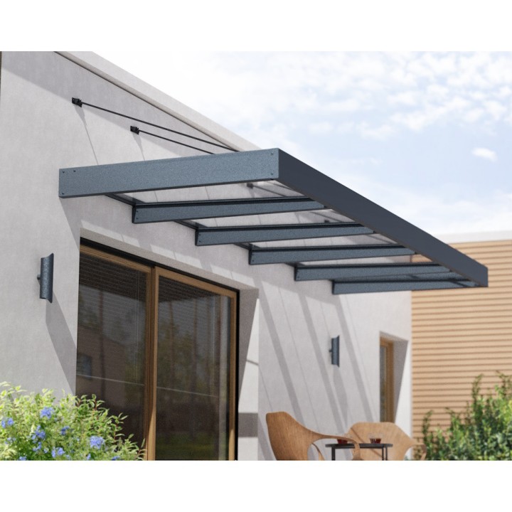 Auvent de porte Sophia XL Canopia - Vitrage transparent