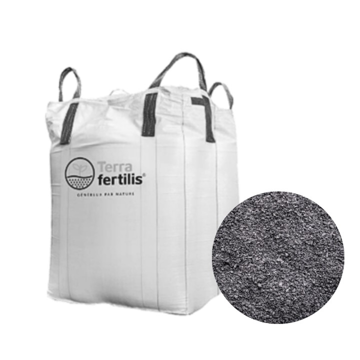 Biochar mychorizé Trilis Terra fertilis - disponible en différentes granulométries, Big bag 250 kg