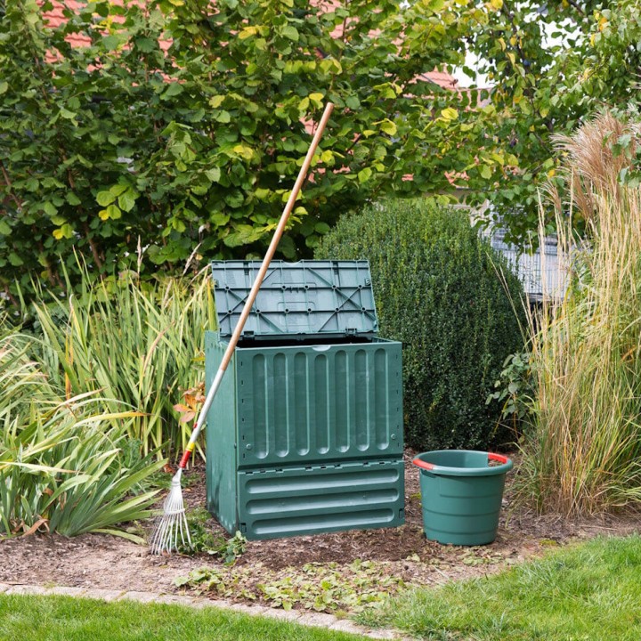 Composteur Eco-King Garantia - 400 L ou 600 L - Coloris vert