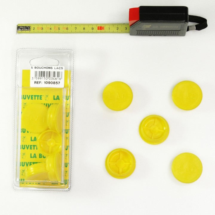 Coque 5 bouchons pour abreuvoir LAC 5 La Buvette