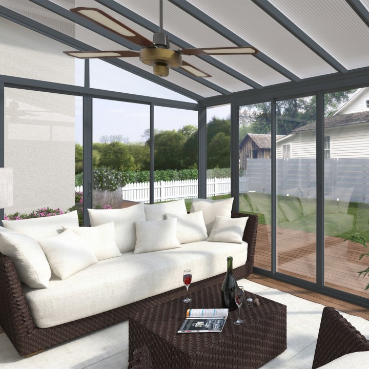 Solarium Sanremo Canopia - En kit - 16,7 m²