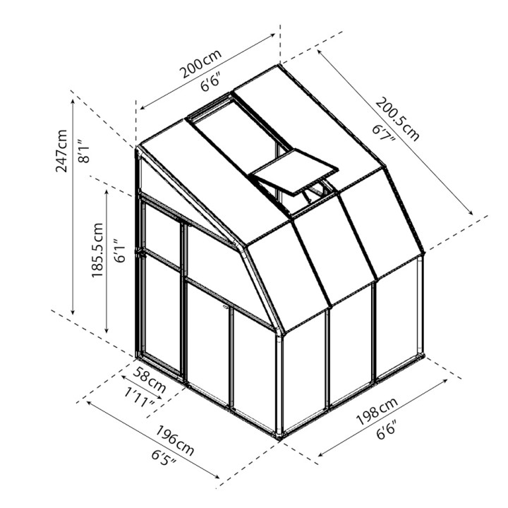 Solarium Sunroom Canopia - En kit
