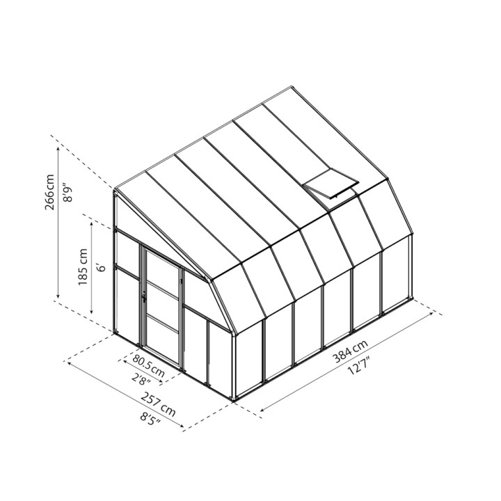 Solarium Sunroom Canopia - En kit