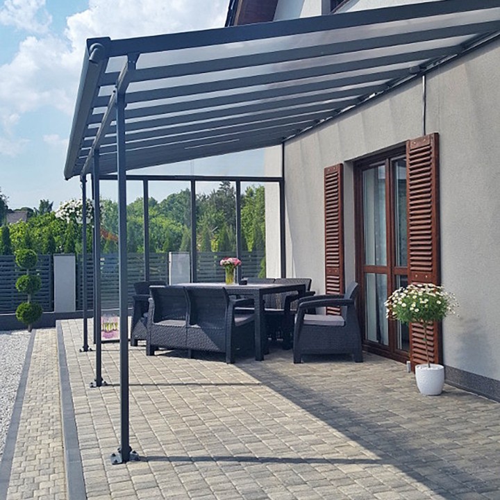 Pergola Feria Canopia - Structure grise