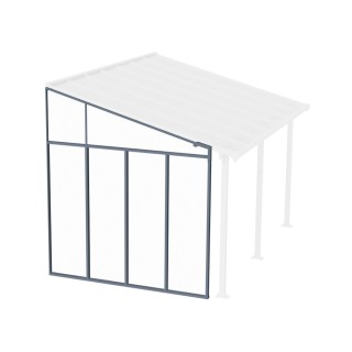 Panneau latéral Sidewall Canopia pour pergolas - Gris