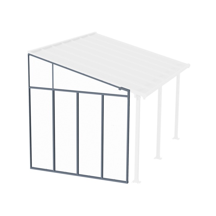 Panneau latéral Sidewall Canopia pour pergolas - Gris