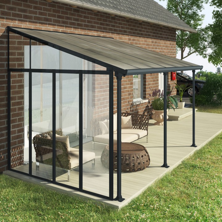 Panneau latéral Sidewall Canopia pour pergolas - Gris