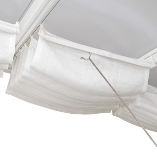 Store de toit Canopia Blanc pour pergola Sierra,  Feria, Capri