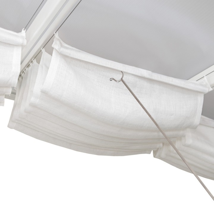Store de toit Canopia Blanc pour pergola Sierra,  Feria, Capri