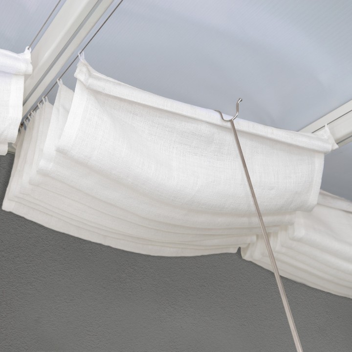 Store de toit Canopia Blanc pour pergola Sierra,  Feria, Capri