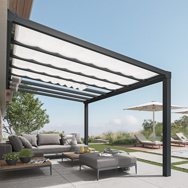 Pergola Stockholm Canopia - Structure grise