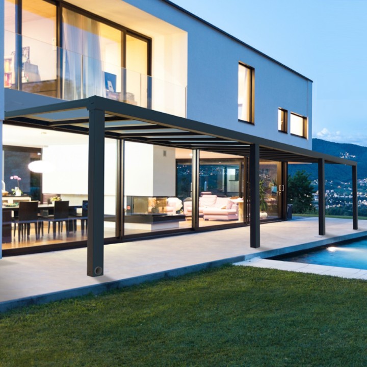 Pergola Stockholm Canopia - Structure grise