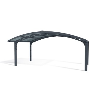 Carport Arizona double wave wings & arch en kit Canopia