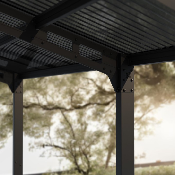 Carport double Sydney Apex Canopia (rupture de stock)
