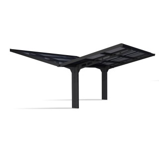 Carport double Sydney Ailes Noires Canopia (rupture de stock)