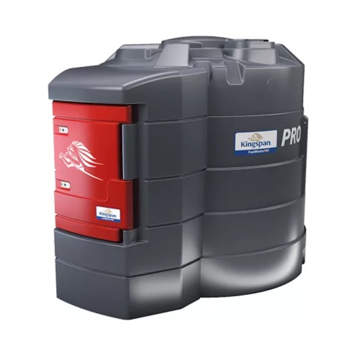 Cuves gasoil fixes FuelMaster PRO Kingspan 1500 L à 9000 L, gestion des utilisateurs 4G/LTE, 79L/min