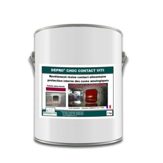Revêtement époxy contact alimentaire DEPRO CHOC CONTACT VITI DEPROMA, plusieurs couleurs kit 100 gr.