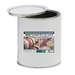 Lasure spéciale zone de bouge DEPRO® LAZUREX GEL, lie de vin 1L