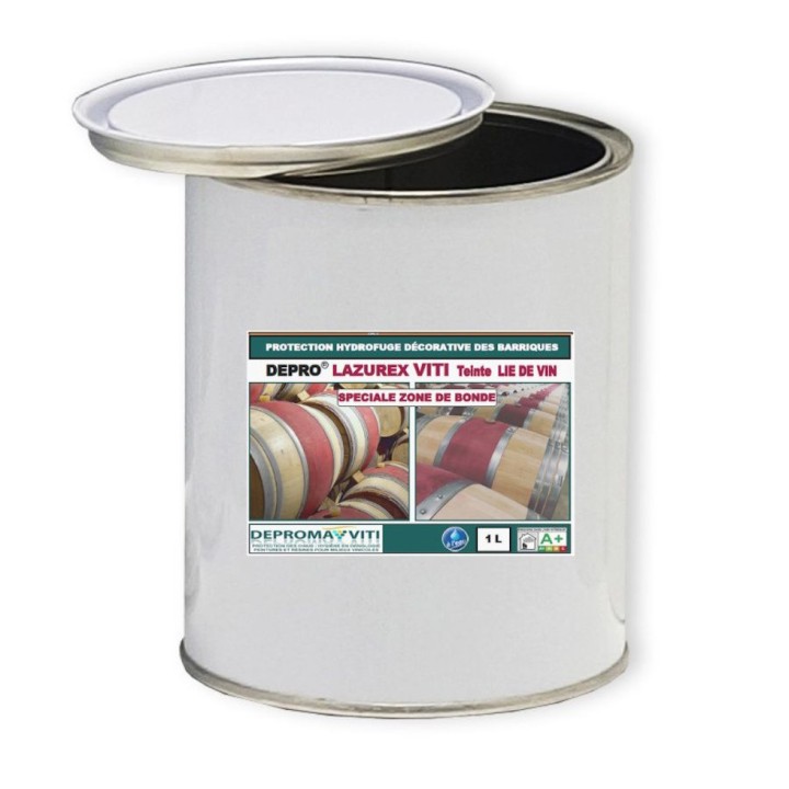 Lasure spéciale zone de bouge DEPRO® LAZUREX GEL, lie de vin 1L