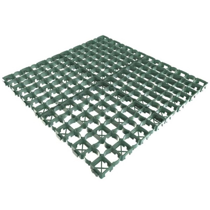 Dalle de Renforcement de  Sol PRO Nidagrass NG040 Nidaplast, Verte - 50 cm x 50 cm, à lunité