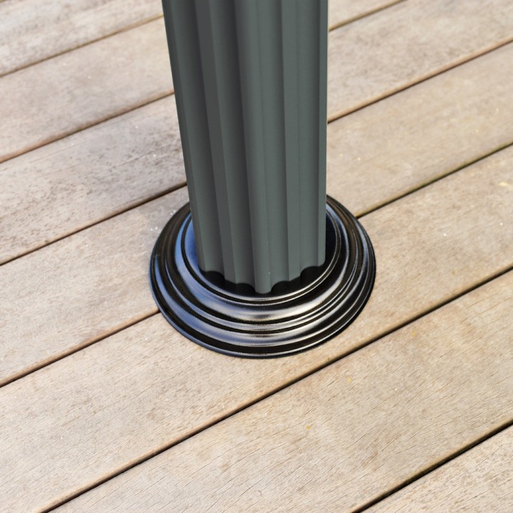 Tonnelle de jardin héxagonale en kit Roma Canopia - 359 x 414,5 cm