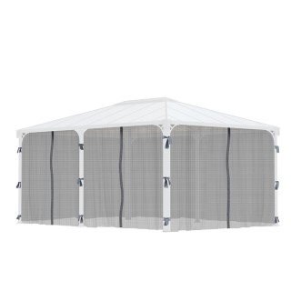 Filets gris Canopia pour tonnelles Martinique 5000 et Milano 4300 - 217 x 465 cm
