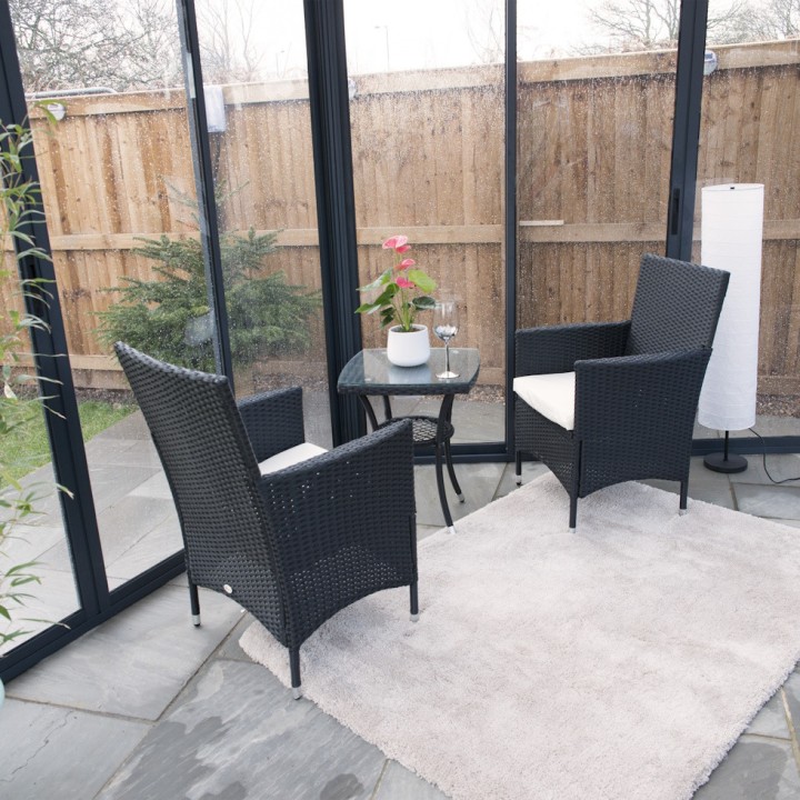 Tonnelle de jardin fermée en kit Garda Canopia 595 x 517 cm