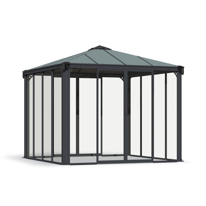 Tonnelles de jardin fermées en kit Ledro Canopia