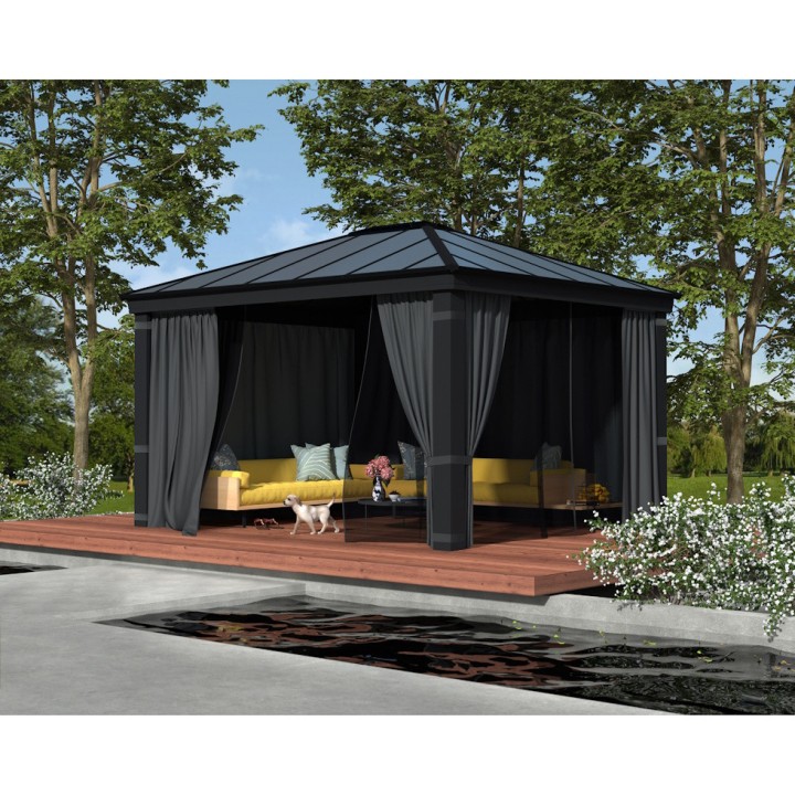 Tonnelles de jardin Dallas grise Canopia