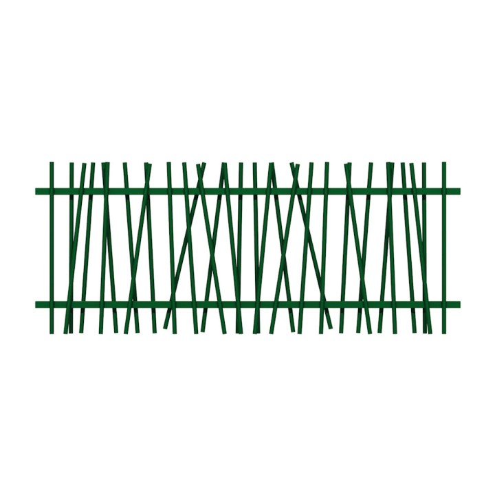 Panneau Barreaudage MOREDA Exotic Plus Vert 6005 - Longueur 2,48 m