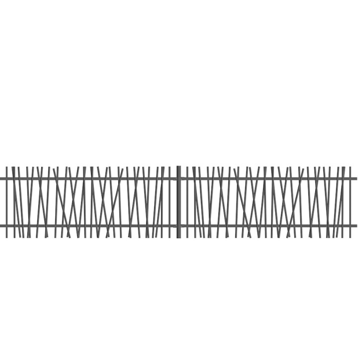 Panneau Barreaudage MOREDA Exotic Plus Gris 7016 - Longueur 2,48 m