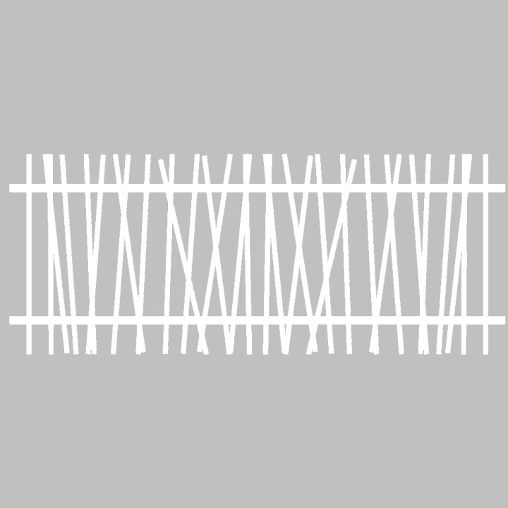 Panneau Barreaudage MOREDA Exotic Plus Blanc 9010 - Longueur 2,48 m