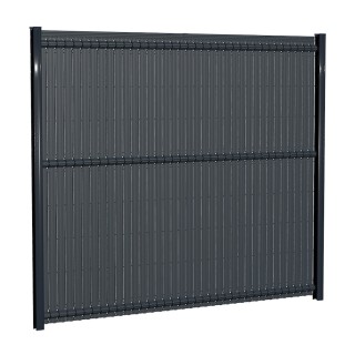 Kit d'Occultation latte PVC Gris Anthracite pour panneau MOREDA - Longueur 2,5 m