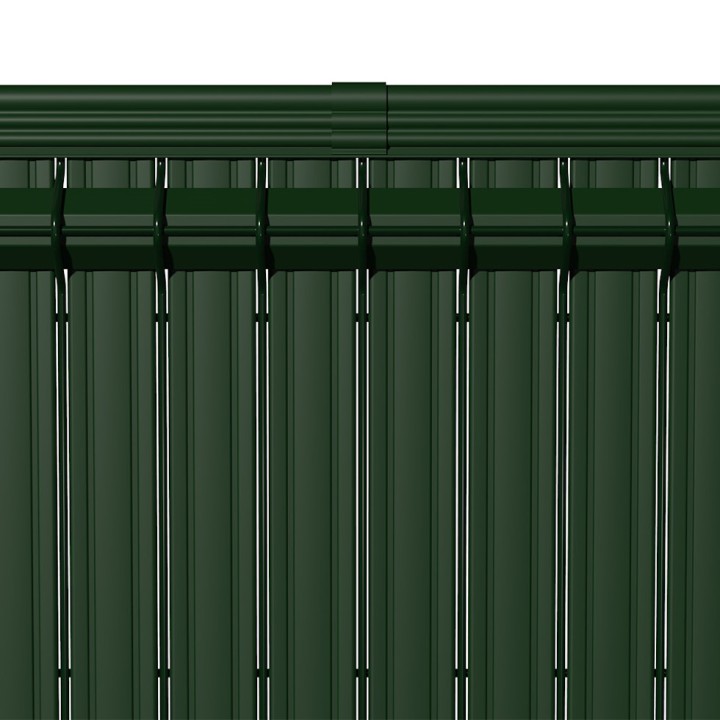 Kit d'Occultation latte PVC Vert pour panneau MOREDA - Longueur 2 m