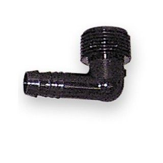 Coude cannelé Ø 16 mm x 1/2" mâle NETAFIM, 50 unités