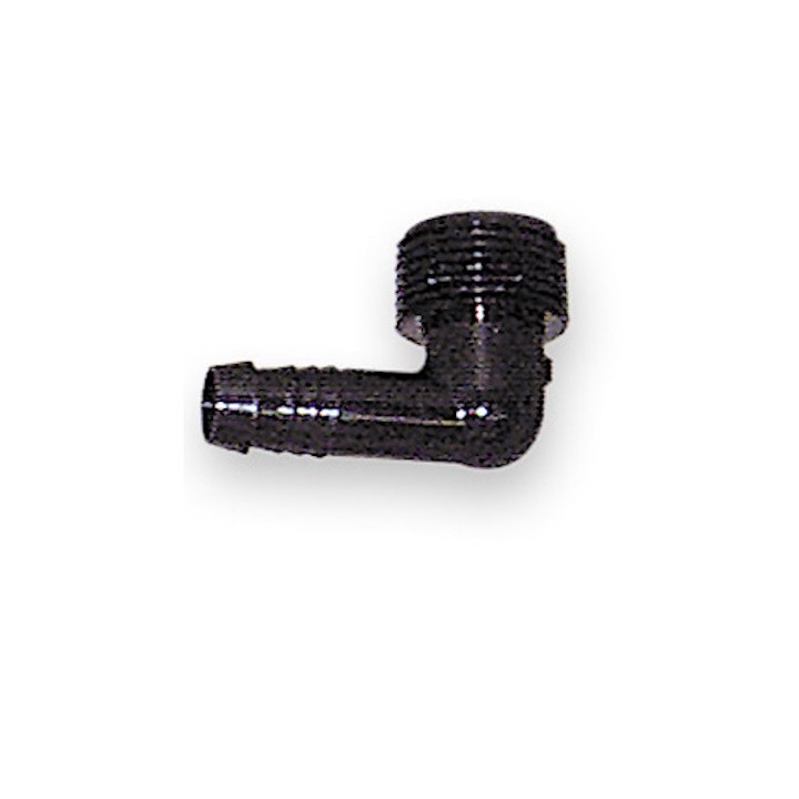 Coude cannelé Ø 16 mm x 1/2" mâle NETAFIM, 50 unités