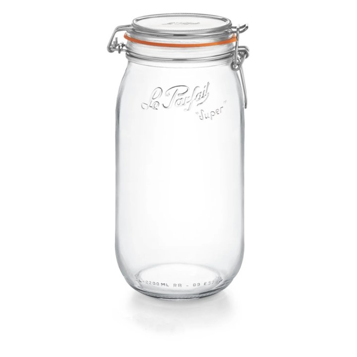 Bocaux "Super" 2 L - Ø 85 mm Le Parfait, lot de 6 ou palette complète