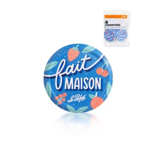 Couvercles confituriers Ø 82 mm Le Parfait, sachet de 6  ou de 18