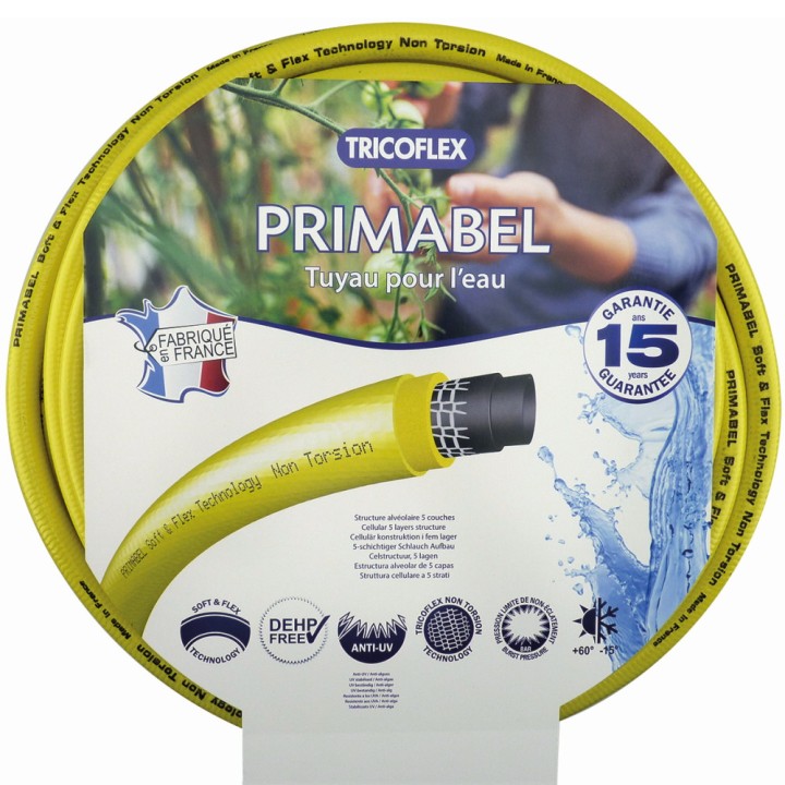 Tuyau souple multicouche PRIMABEL 900 jaune - Longueur 25 m Tricoflex