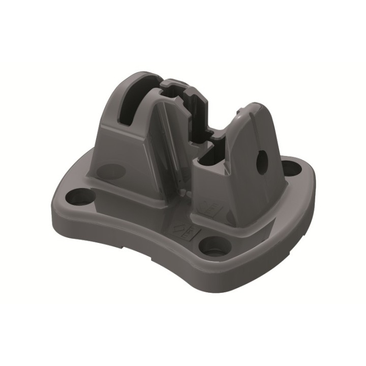 Platine aluminium Profix, avec 4 chevilles métalliques