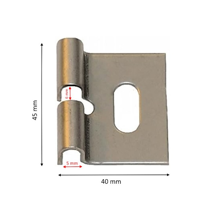 Sachet 10 accessoires Inox Moreda - Fixation panneau-muret