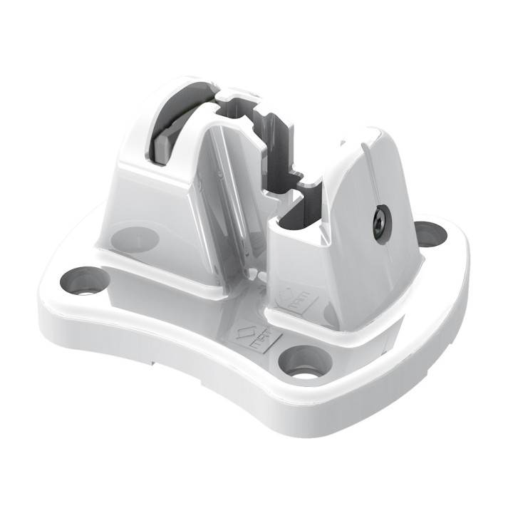 Platine aluminium Profix, avec 4 chevilles métalliques