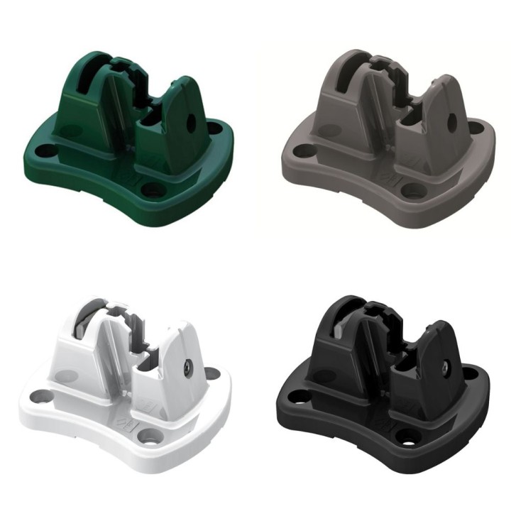 Platine aluminium Profix, avec 4 chevilles métalliques