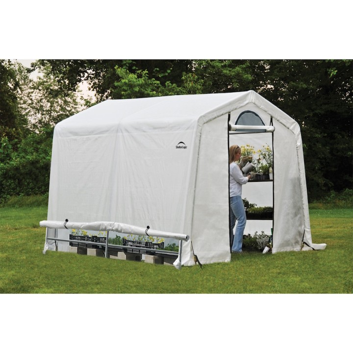 Serre de jardin souple ShelterLogic - Blanc - 240 x 240 x 240 cm