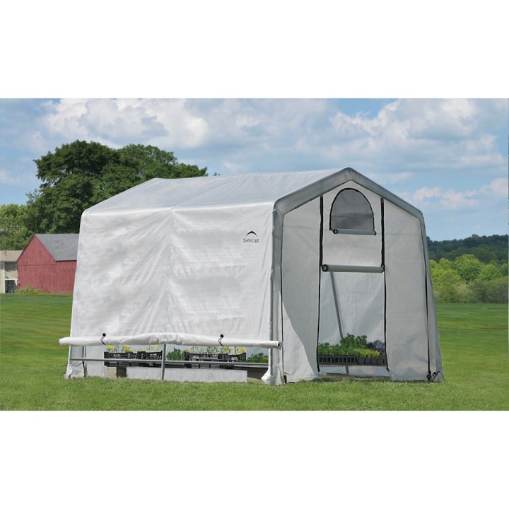 Serre de jardin souple ShelterLogic - Blanc - 300 x 300 x 240 cm