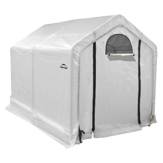Serre de jardin souple ShelterLogic - Avec étagère - Blanc - 240 x 180 x 200 cm