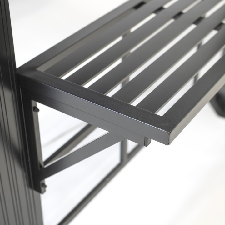 Tonnelle barbecue Messina 68 Sojag, aluminium - Anthracite - 292 x 179 x 262 cm