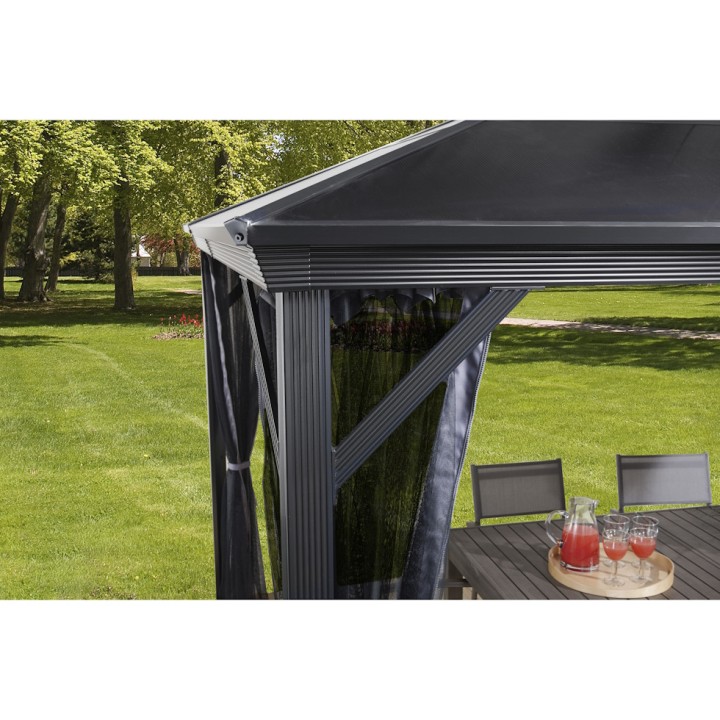 Tonnelle Verona 10x14 Sojag, aluminium - Anthracite -298 x 423 x 261 cm