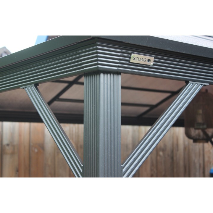 Tonnelle Verona 10x14 Sojag, aluminium - Anthracite -298 x 423 x 261 cm